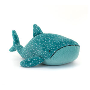 Jellycat WHL3SHN Gobfrey Whale Shark Blue Plush Soft Toy