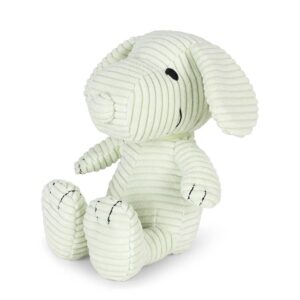Bon Ton Toys 33177034 Snoopy Mint Green Corduroy Sitting Soft Plush Toy