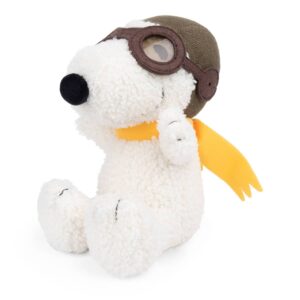 Bon Ton Toys 33177008 Snoopy Aviator Plush Toy with Scarf, Hat and Goggles