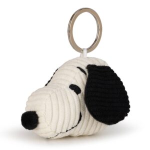 Bon Ton Toys 33205001 Snoopy Classic Head Corduroy Plush Keyring