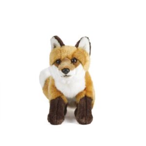Living Nature AN259 Red Fox Sitting Realistic Soft Plush Toy