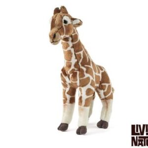 Living Nature AN330 Giraffe Standing Patterned Realistic Soft Plush Toy