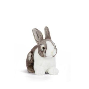 Living Nature AN412G Grey Pet Rabbit Realistic Bunny Plush Toy
