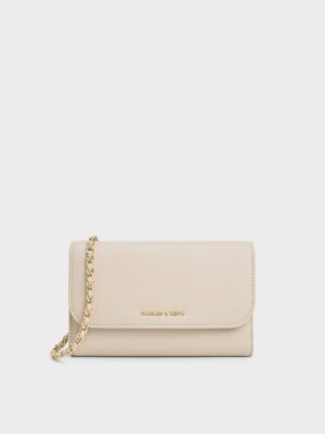 Charles & Keith - Octavia Front Flap Long Wallet
