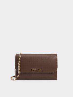 Charles & Keith - Octavia Front Flap Long Wallet