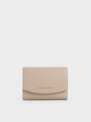 Charles & Keith - Briony Curved Flap Wallet