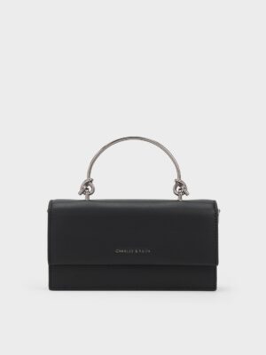 Charles & Keith - Kristine Sculptural-Handle Long Wallet