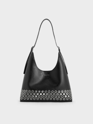 Charles & Keith - Liv Grommet Hobo Bag