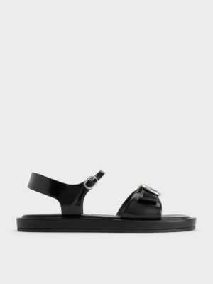 Charles & Keith - Buckled Slingback Sandals