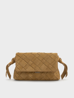Charles & Keith - Ivette Woven Crossbody Bag
