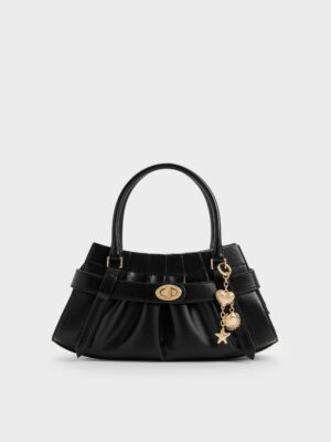 Charles & Keith - Isolde Belted Ruched Crossbody Bag