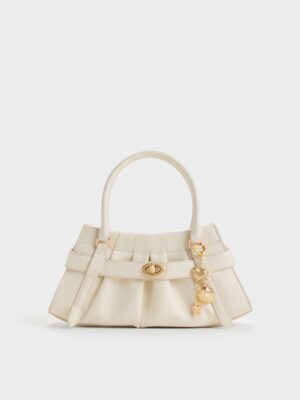 Charles & Keith - Isolde Belted Ruched Crossbody Bag