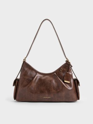 Charles & Keith - Khai Side-Pocket Shoulder Bag