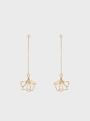 Charles & Keith - Fernley Flower Chain Drop Earrings
