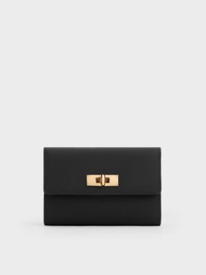 Charles & Keith - Tricha Turn-Lock Wallet