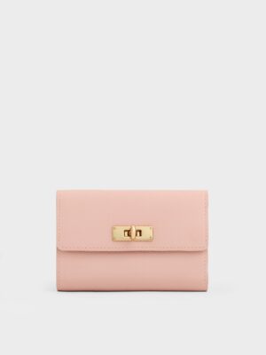Charles & Keith - Tricha Turn-Lock Wallet