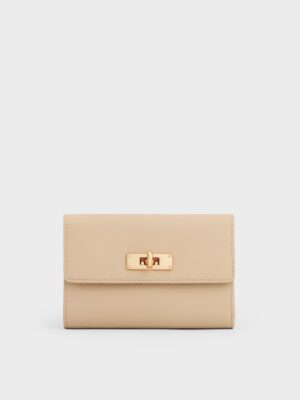 Charles & Keith - Tricha Turn-Lock Wallet