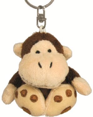 PetJes 990300 Chimpanzee Animal Plush Keychain Soft Toy