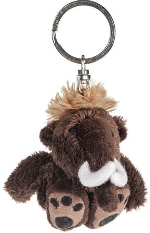 PetJes 990350 Woolly Mammoth Plush Keychain Soft Toy