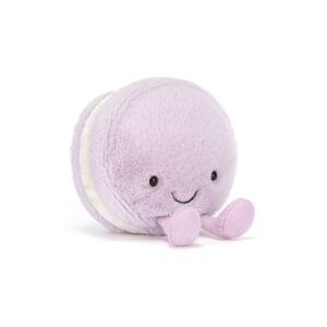 Jellycat A6MACL Amuseables May Macaron Lavender Plush Soft Toy Cake