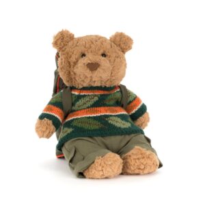 Jellycat BARM2OD Bartholomew Bear Hiking Outfit Plush Soft Toy