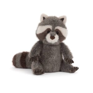 Jellycat RA3CN Trixiwoo Raccoon Dark Grey Plush Soft Toy