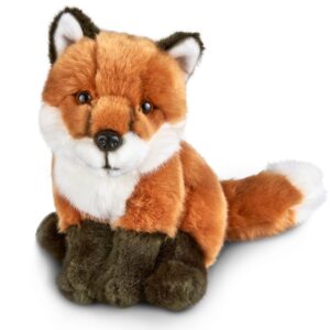 Living Nature AN471 Fox Medium Sitting Orange Soft Plush Toy