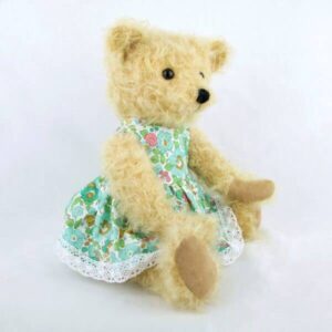 Canterbury Bears CAN327 Betsy — Traditional Mohair Bear w/ Liberty Floral Dress