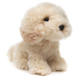 Uni Toys HCO15124 Cockapoo Beige 18cm Sitting Fluffy Dog Plush Toy