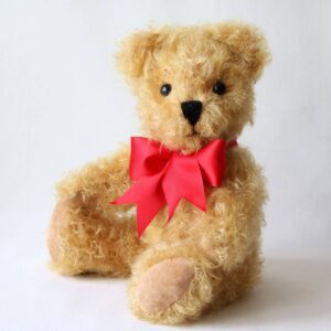 Canterbury Bears Gregory — Traditional Mohair Jointed Bear with Bow, Medium