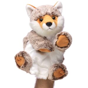 Uni Toys HPF2525 Fox Brown, Orange and White 25cm Soft Hand Puppet Toy