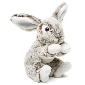 Uni Toys HA0232A-D Dark Brown Rabbit with Floppy Ears 15cm Bunny Plush Toy