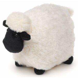 Uni Toys BLS1825S Sheep Black and White 19cm Standing Soft Plush Toy