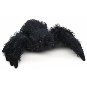 Uni Toys L79152BL Black Spider 15cm Fluffy Arachnid Soft Plush Toy