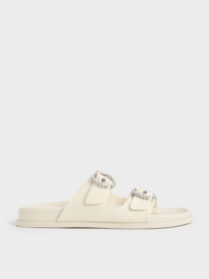Charles & Keith - Embellished Buckle Sandals