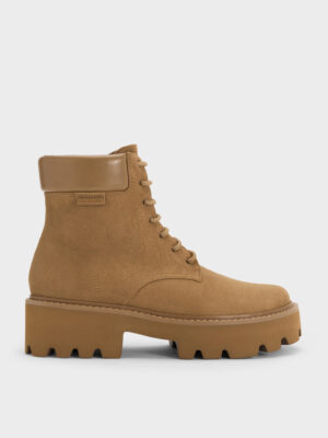 CHARLES & KEITH - Ripley Ridged-Sole Ankle Boots