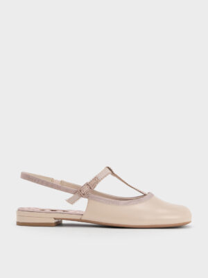 CHARLES & KEITH - T-Bar Mary Jane Slingback Flats