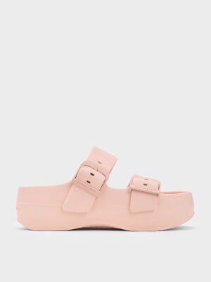 CHARLES & KEITH - Bunsy Double-Strap Sports Sandals
