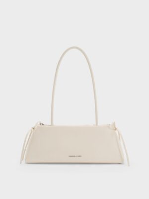 Charles & Keith - Hazel Bow Elongated Shoulder Bag