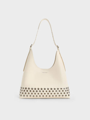 CHARLES & KEITH - Liv Grommet Hobo Bag