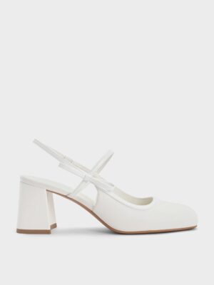 Charles & Keith - Bow Slingback Mary Jane Pumps
