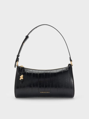 Charles & Keith - Augustine Eel-Effect Shoulder Bag