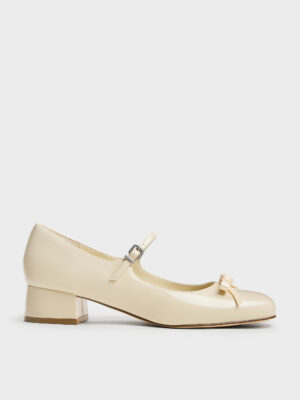 CHARLES & KEITH - Kelis Rose-Bow Mary Jane Pumps