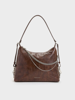 Charles & Keith - Atwood Chain Convertible Hobo Bag