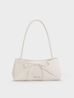 Charles & Keith - Hazel Bow Panelled Shoulder Bag