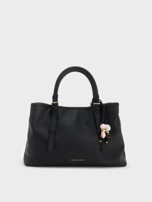 Charles & Keith - Baral Bead-Charm Tote Bag