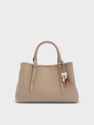 Charles & Keith - Baral Bead-Charm Tote Bag