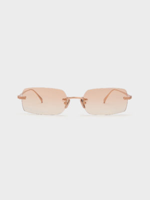 Charles & Keith - Easton Rimless Rectangular Sunglasses