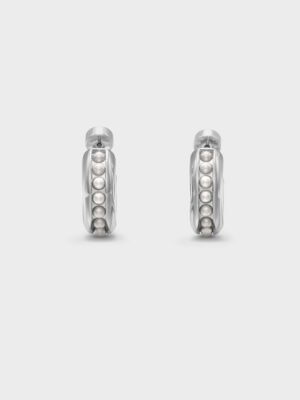 Charles & Keith - Pearl Open-Hoop Earrings