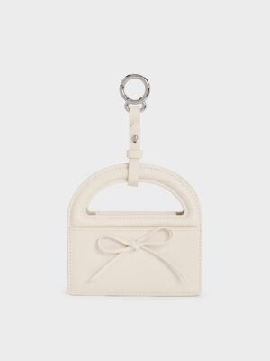 Charles & Keith - Reese Bow Top Handle Wristlet